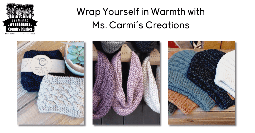 Ms. Carmi's stall is a treasure trove of lovingly made winter accessories. From snug hand-knitted beanies and gloves to stylish headbands and neck warmers, every piece is a testament to both craftsmanship and community support.