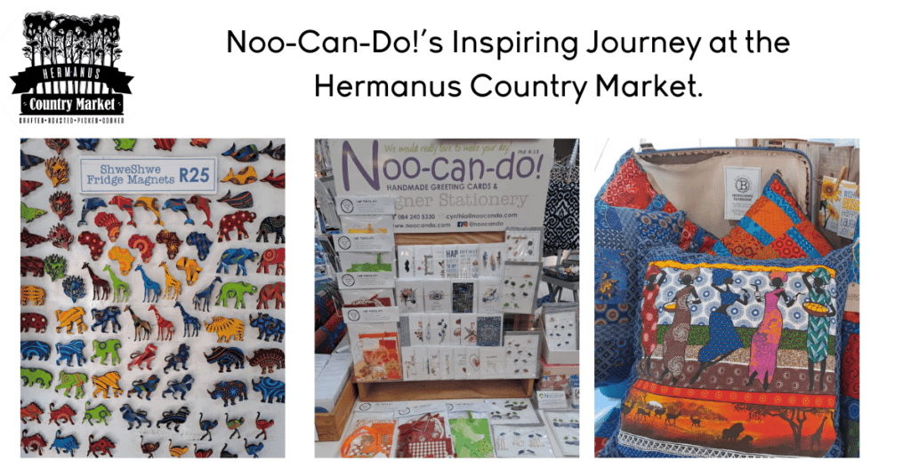 Celebrating Women: Noo-Can-Do's Inspiring Journey at Hermanus Country Market" In the heart of Hermanus, where creativity and community intertwine, lies the Hermanus Country Market. More than just a place to shop, it's a platform for local artisans to showcase their talents and empower women in business. One such inspiring story is that of Noo-Can-Do, a venture founded over two decades ago by Cynthia Young.