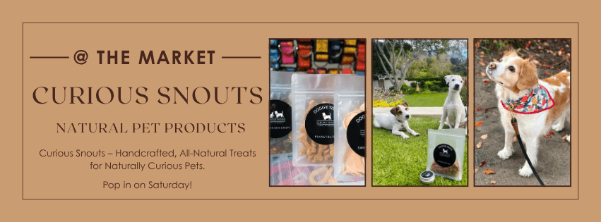 Curious Snouts: From corporate life to crafting natural, wholesome pet treats. Discover their story and delightful range at Hermanus Country Market!